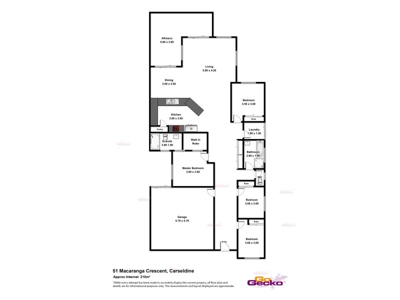 51 Macaranga Crescent, Carseldine QLD 4034 Floorplan