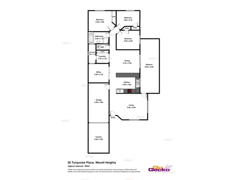 26 Turquoise Place, Wavell Heights QLD 4012 Floorplan