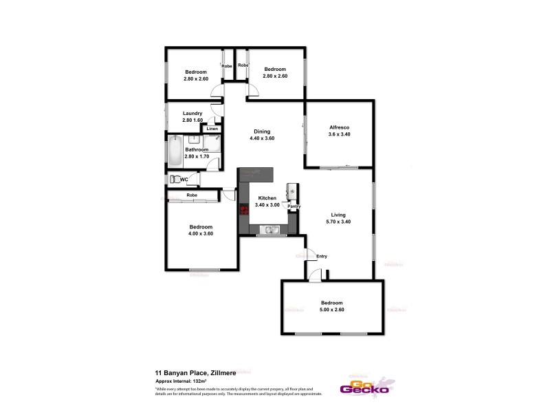 11 Banyan Place, Zillmere QLD 4034 Floorplan