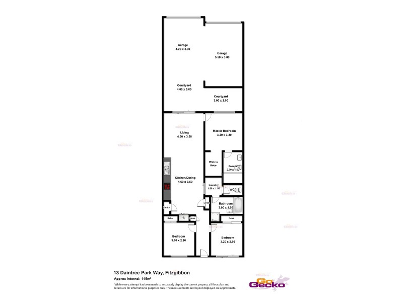 13 Daintree Park Way, Fitzgibbon QLD 4018 Floorplan