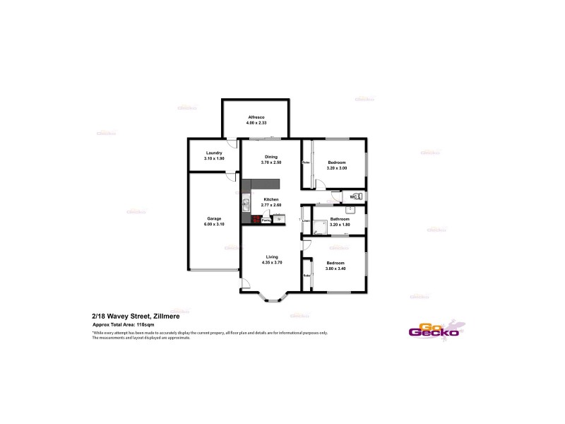 2/18 Wavey Street, Zillmere QLD 4034 Floorplan