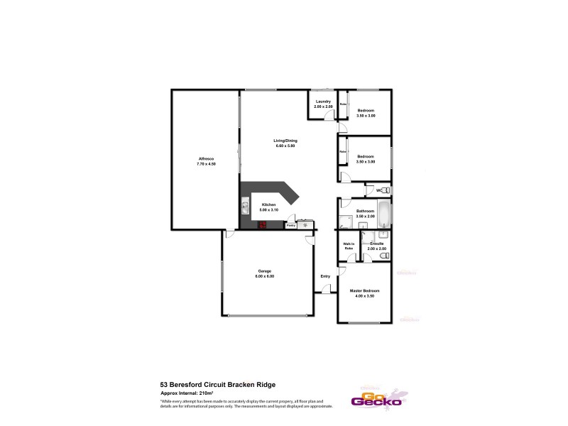 53 Beresford Circuit, Bracken Ridge QLD 4017 Floorplan