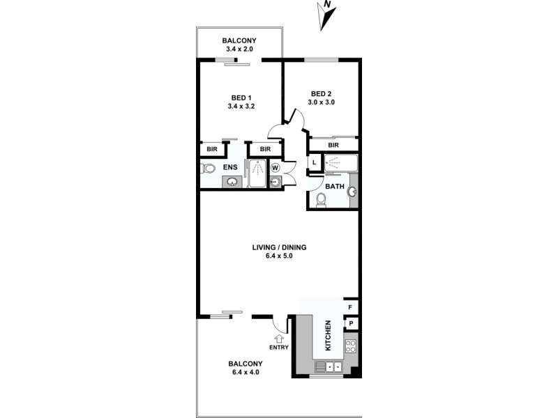 7/23 – 25 Dickson Street, Morningside QLD 4170 Floorplan