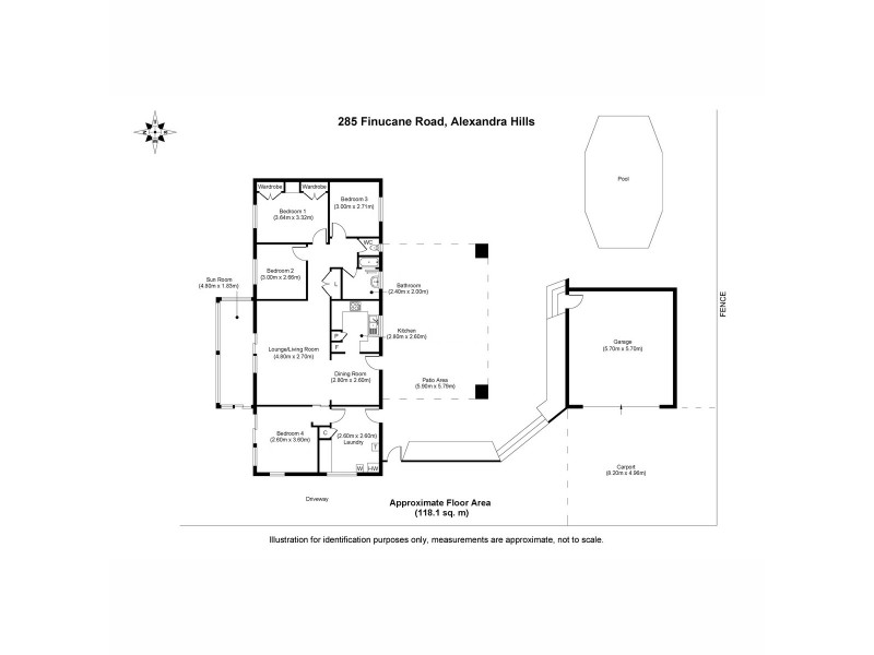 285 Finucane Road, Alexandra Hills QLD 4161 Floorplan