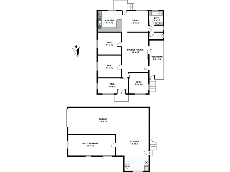 46 Burlington Street, East Brisbane QLD 4169 Floorplan