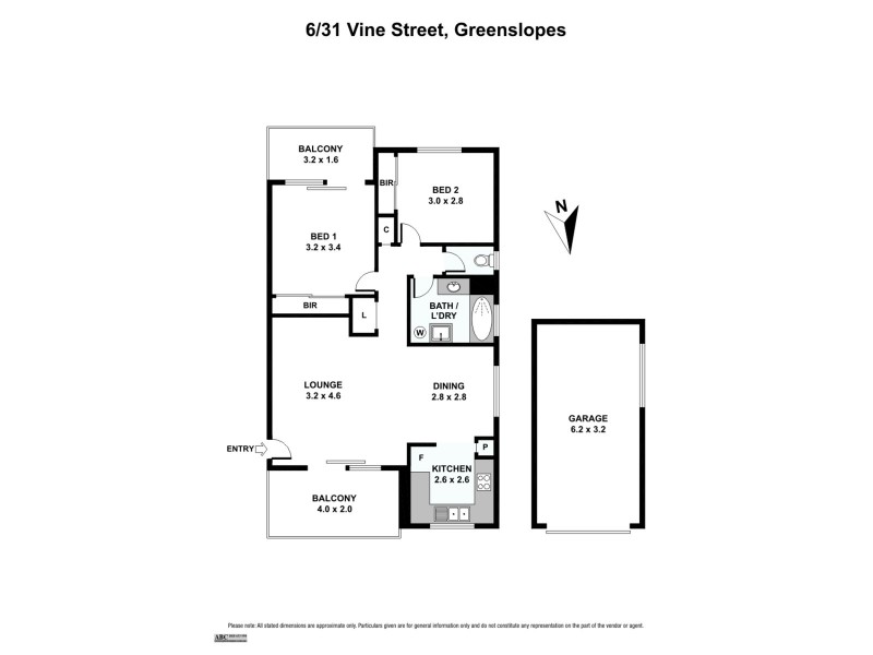 6/31 Vine Street, Greenslopes QLD 4120 Floorplan