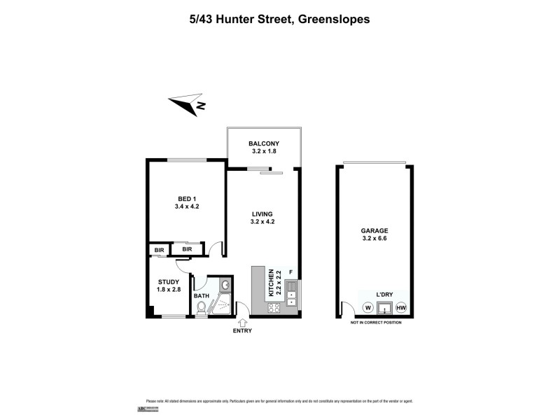 5/43 Hunter Street, Greenslopes QLD 4120 Floorplan
