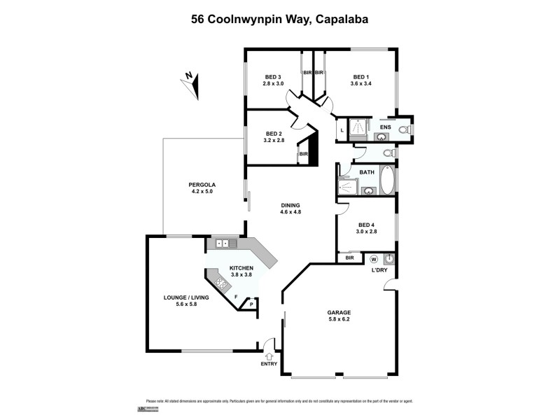 56 Coolnwynpin Way, Capalaba QLD 4157 Floorplan