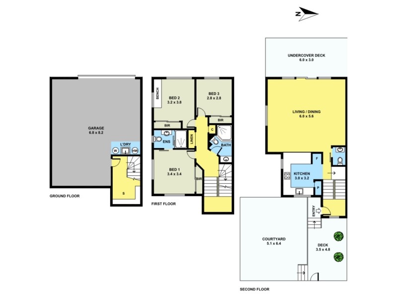 8/19 Cambridge Street, Carina Heights QLD 4152 Floorplan