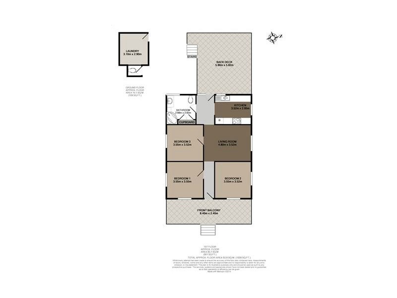 9 Reid St, Woolloongabba QLD 4102 Floorplan