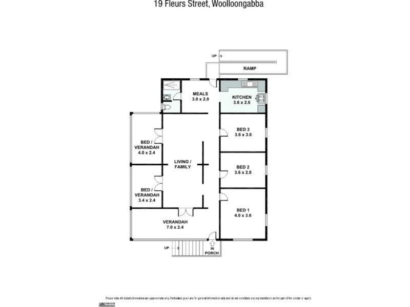 19 Fleurs St, Woolloongabba QLD 4102 Floorplan