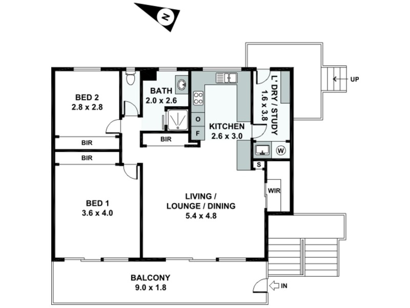 6/333 Cornwall Street, Greenslopes QLD 4120 Floorplan