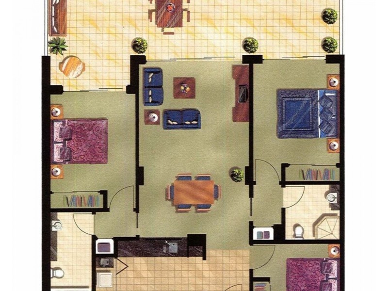 1703/141 Campbell Street, Bowen Hills QLD 4006 Floorplan