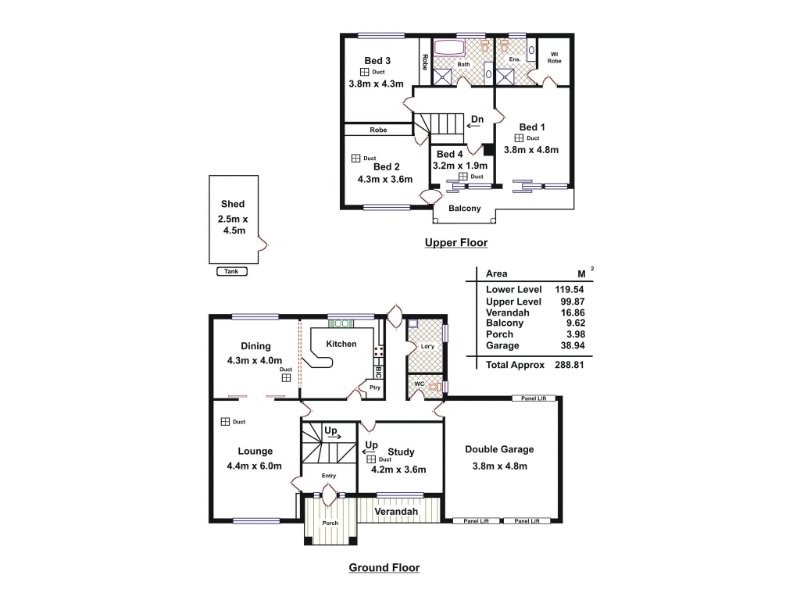 80 Red Cedar Drive, Reynella SA 5161 Floorplan