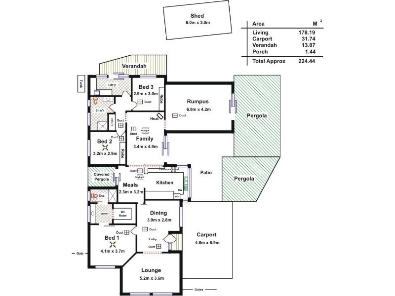 8 Sturt Close, Grange SA 5022 Floorplan