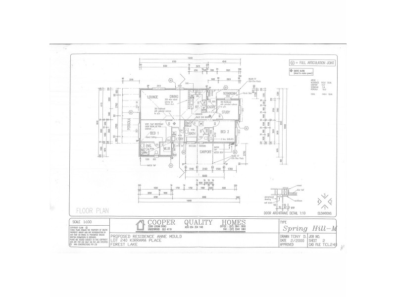21 Kirrama Place, Forest Lake QLD 4078 Floorplan