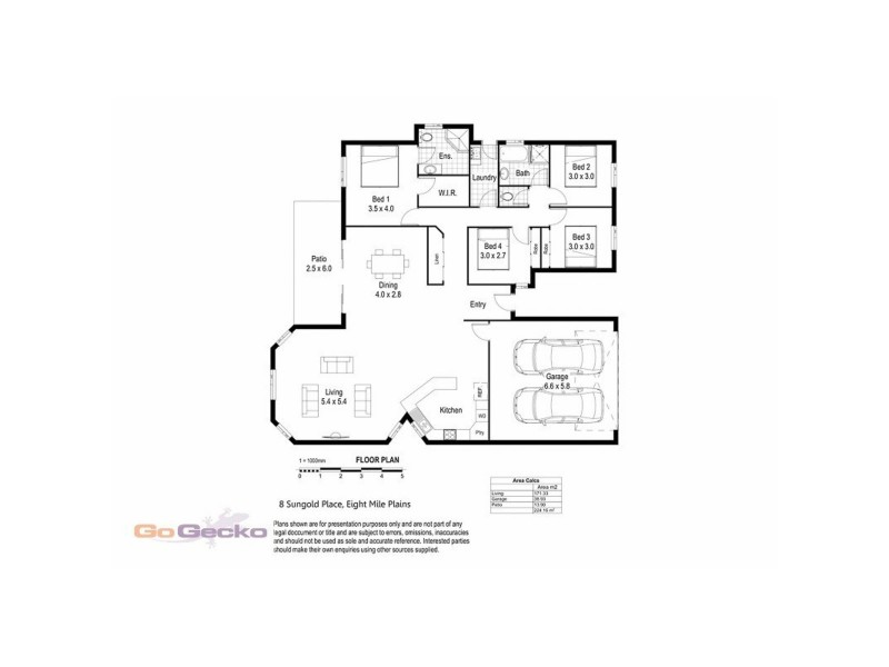 8 Sungold Place, Eight Mile Plains QLD 4113 Floorplan