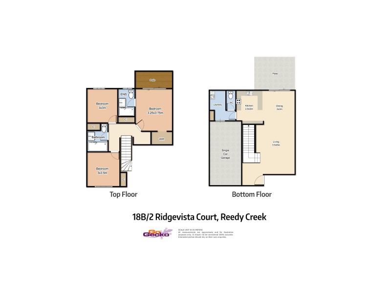 18b/2 Ridgevista Court, Reedy Creek QLD 4227 Floorplan