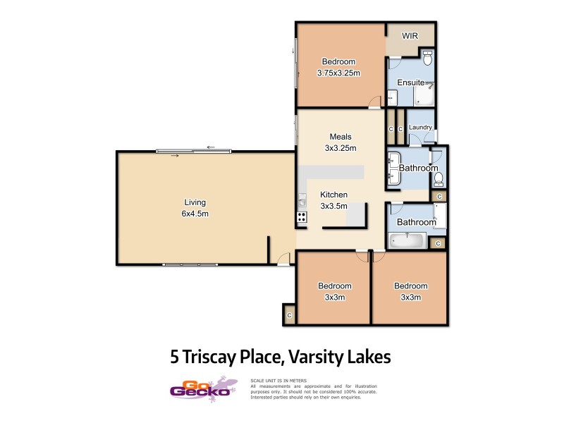 5 Triscay Place, Varsity Lakes QLD 4227 Floorplan