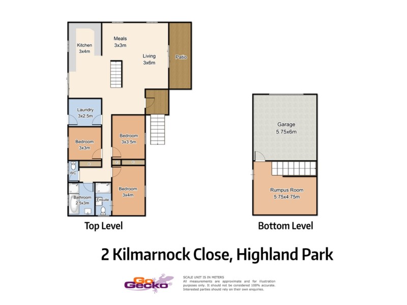 2 Kilmarnock Close, Highland Park QLD 4211 Floorplan