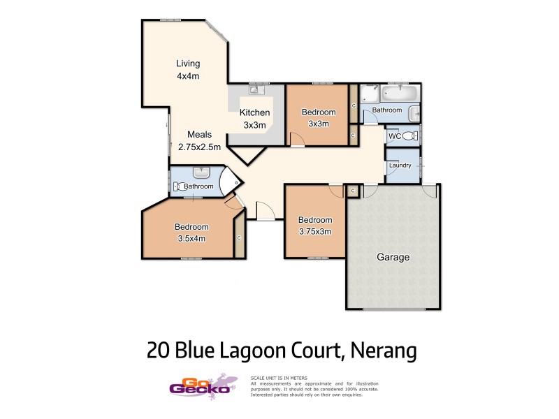 20 Blue Lagoon Court, Nerang QLD 4211 Floorplan