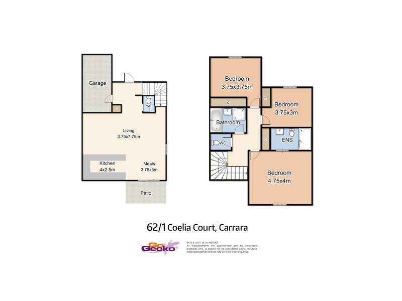 62/1 Coelia Court, Carrara QLD 4211 Floorplan