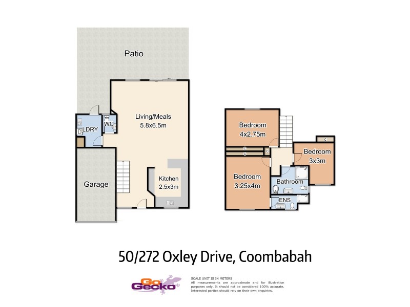 50/272 Oxley Dve, Coombabah QLD 4216 Floorplan