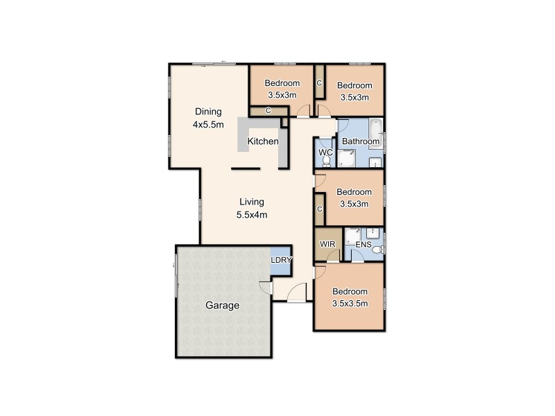 8 Bluefen Crt, Upper Coomera QLD 4209 Floorplan