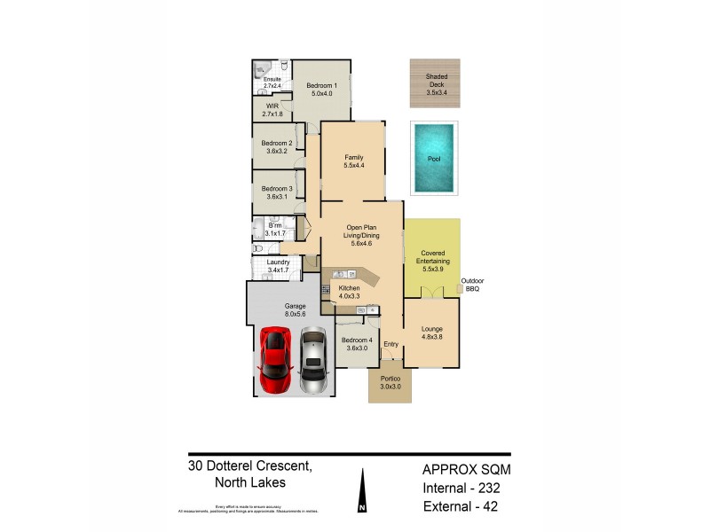 30 Dotterel Crescent, North Lakes QLD 4509 Floorplan
