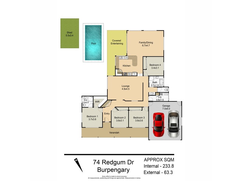 74-76 Redgum Drive, Burpengary QLD 4505 Floorplan