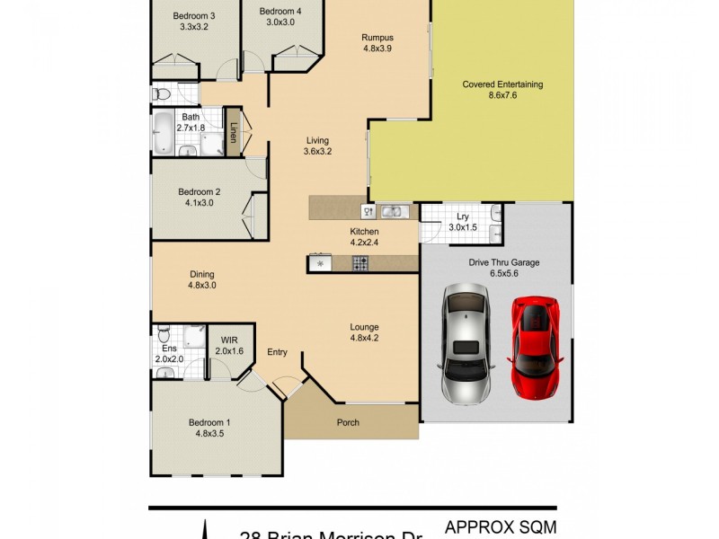 28 Brian Morrison Drive, Albany Creek QLD 4035 Floorplan