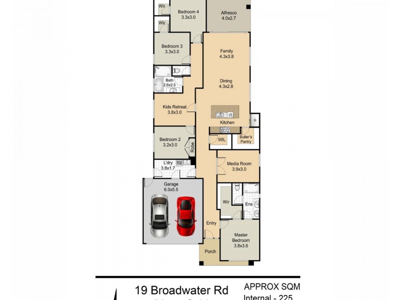 19 Broadwater Road, Morayfield QLD 4506 Floorplan
