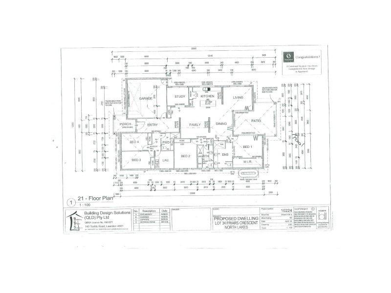 3 Friars Crescent, North Lakes QLD 4509 Floorplan