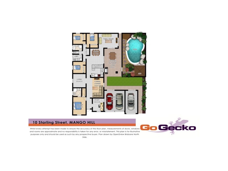 10 Starling Street, Mango Hill QLD 4509 Floorplan