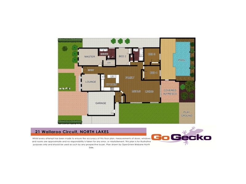 21 Wallaroo Circuit, North Lakes QLD 4509 Floorplan