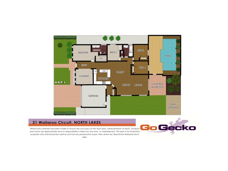 21 Wallaroo Circuit, North Lakes QLD 4509 Floorplan