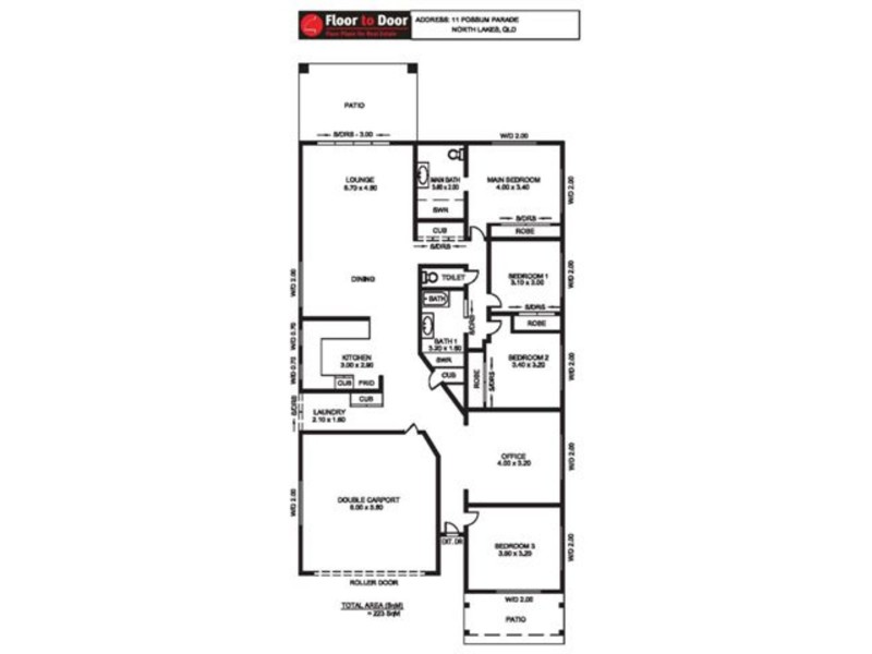 11 Possum Parade, North Lakes QLD 4509 Floorplan