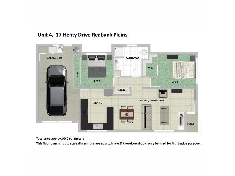 4/17 Henty Drive, Redbank Plains QLD 4301 Floorplan