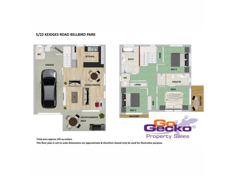 5/22 Keidges Road, Bellbird Park QLD 4300 Floorplan