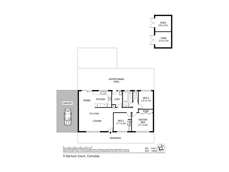 9 Darnum Court, Cornubia QLD 4130 Floorplan