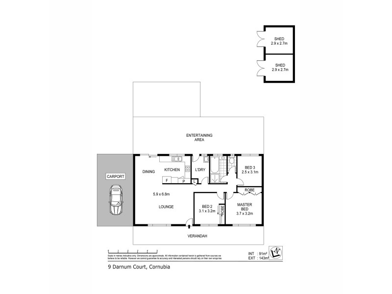9 Darnum Court, Cornubia QLD 4130 Floorplan