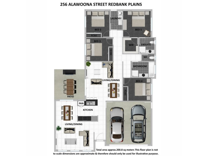 256 Alawoona Street, Redbank Plains QLD 4301 Floorplan