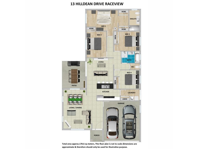 13 Hilldean Drive, Raceview QLD 4305 Floorplan