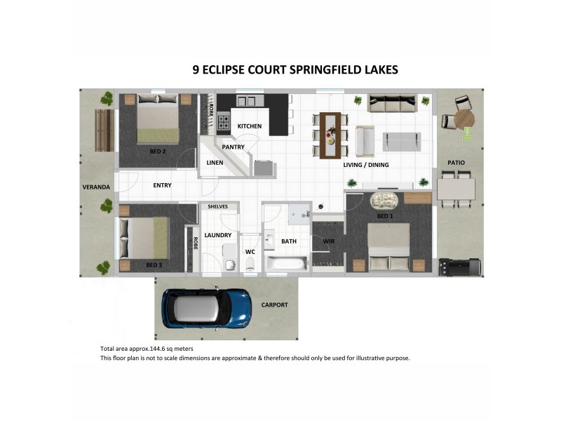 9 Eclipse, Springfield Lakes QLD 4300 Floorplan