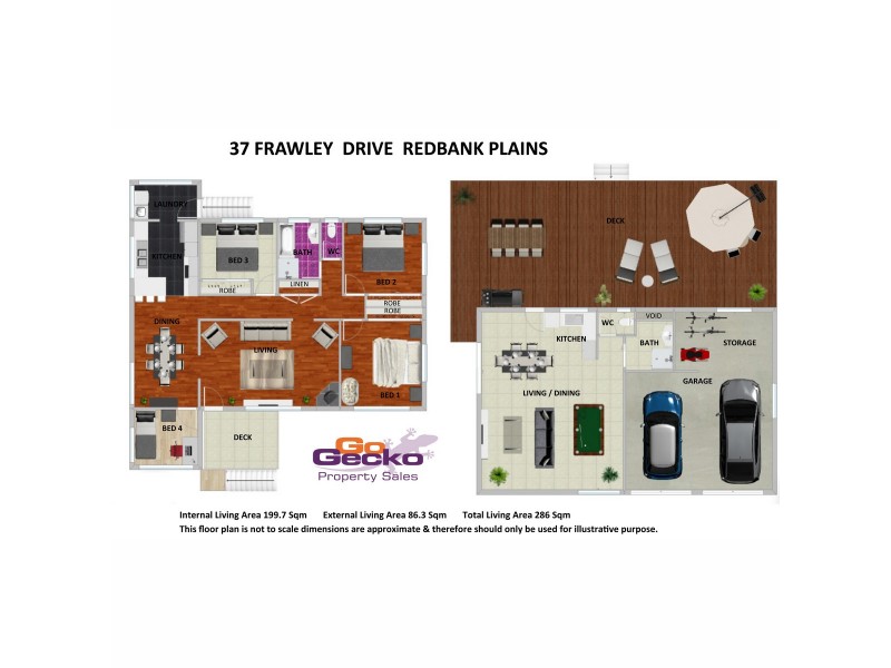 37 Frawley Drive, Redbank Plains QLD 4301 Floorplan