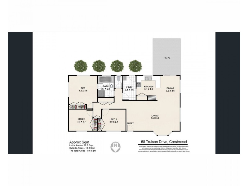 58 Trulson Drive, Crestmead QLD 4132 Floorplan