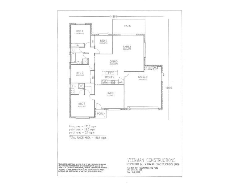5 Clive Street, Oakey QLD 4401 Floorplan