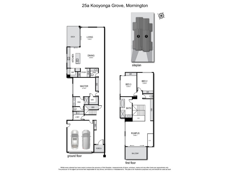25 Kooyonga Grove, Mornington VIC 3931 Floorplan