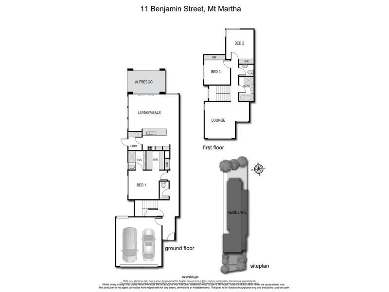11 Benjamin Street, Mount Martha VIC 3934 Floorplan