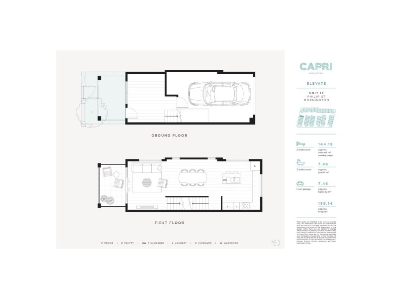 13/2 Philip Street, Mornington VIC 3931 Floorplan
